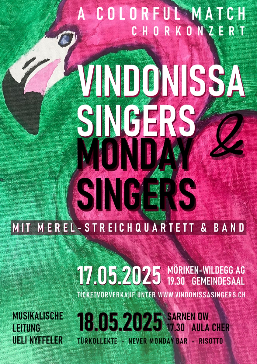 Monday Singers   Konzert Plakat   NEU   07.01.2025